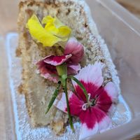 £9.90 cake 😭😭 at Sora Lella Roman Vegan Restaurant in Edinburgh