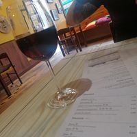 House red at Sora Lella Roman Vegan Restaurant in Edinburgh