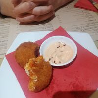 Starter (actually a side) at Sora Lella Roman Vegan Restaurant in Edinburgh