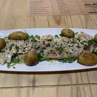 straccetti di seitan ai porcini at Sora Lella Roman Vegan Restaurant in Edinburgh