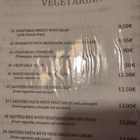 Vegetarian Menu 2026 at Lan's Pizzeria in Sao Miguel