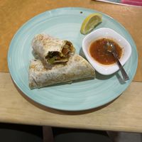 Nacho mama burrito (no cheese or cream)  at Nachō Mama Burrito House in Fes