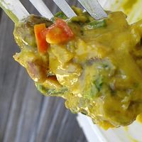 Curry Tempeh at Rollin' Oats Market and Cafe in St Petersburg