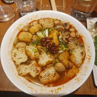 Hot & spicy soup with mushrooms & tofu  at Pho - Ealing in West London