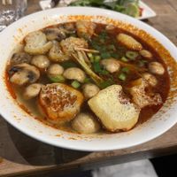 Curry noodle soup   at Pho in Leicester