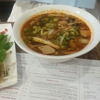 Vietnamese noodle soup at Pho in Manchester
