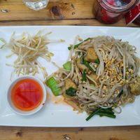 We ok noodles with tofu at Pho in Manchester