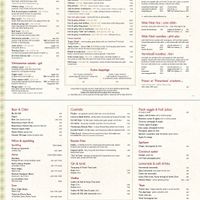 Menu at Pho in Portsmouth