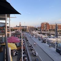View from the terrace   at Pho in Portsmouth