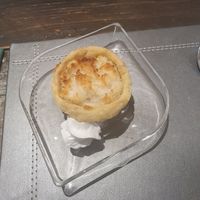 Taster menu: coconut tart at Ruyi Vegetarian House  in Manchester