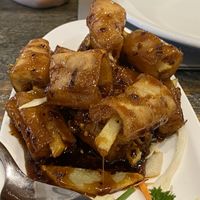 Spicy Caramel Ribs #Veganuary at Ruyi Vegetarian House  in Manchester