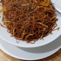 noodles in soy sauce at Ruyi Vegetarian House  in Manchester