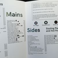 Nearly all Vegan menu at Ruyi Vegetarian House  in Manchester