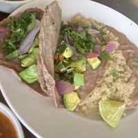 Seasonal Vegetable Tacos.  at El Cabo Verde in Shreveport