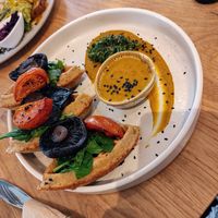 Insanely delicious waffle mushroom benedict at Barefoot Eatery in Christchurch