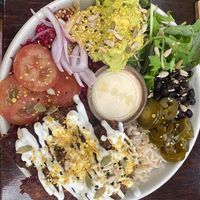Nourish bowl at Barefoot Eatery in Christchurch