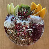 Smoothie bowl  at Barefoot Eatery in Christchurch