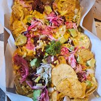 Nachos at Barefoot Eatery in Christchurch
