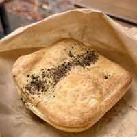 Pepper mushroom pie  at Barefoot Eatery in Christchurch