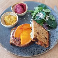 Barefoot toast 🌱  at Barefoot Eatery in Christchurch