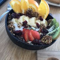 açai bowl at Barefoot Eatery in Christchurch