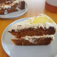 gluten free vegan carrot cake at Flowvitality in Geraldton