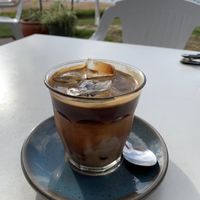 Soy iced coffee at Killcare Beach Kiosk in Killcare