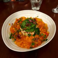 Chickpea and Lentil Curry at The Cricklade Club in Cricklade
