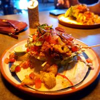 Cauliflower tacos at The Cricklade Club in Cricklade