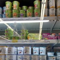 vegan yoghurt at Veritas Girona in Girona