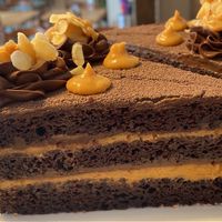 Vegan chocolate and biscoff cake at Gopal - temporarily closed in Tours