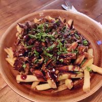 Jackfruit loaded fries at The Head of Steam in Manchester
