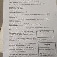 Kerb Menu at KERB in Dublin