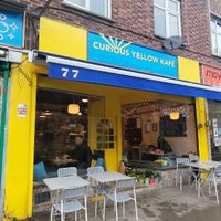 Exterior at Curious Yellow Kafe in North London