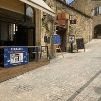 Entrance at La Chèvre et Le Chou in Sarlat-la-caneda
