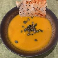 Velouté de butternut coco noisette   at La Chèvre et Le Chou in Sarlat-la-caneda