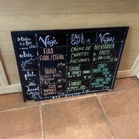 menu september 2024  at La Chèvre et Le Chou in Sarlat-la-caneda