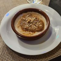 Crème brûlée praliné noisettes at La Chèvre et Le Chou in Sarlat-la-caneda