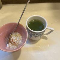 Matcha and a fermented dessert  at Fujifuku in Tokyo
