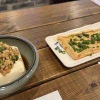 This was actually a substitute for one of the course items - she made it on the fly and WOW were these tofu dishes flavorful!!!  at Fujifuku in Tokyo