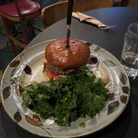 Jamaican me crazy burger  at EVE in Oceanside