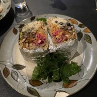 Veggie burrito at EVE in Oceanside