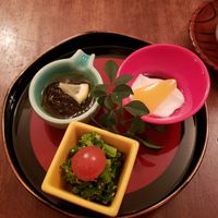 Tasty starters at Kappou Yamabuki in Nago