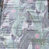 Menu (Deutsch)  at Sri Veda Snack Bar- Imbiss in Basel