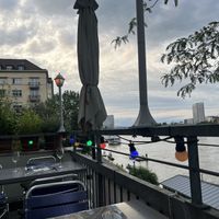 View from the terrace   at Sri Veda Snack Bar- Imbiss in Basel