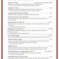 Mains at The Feathery Pub in St Catharines