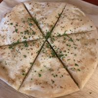 Starter garlic bread   at Pompeii Pizza in Palmerston North