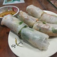 fresh spring rolls at XuěHuā SùShí 雪花素食 in Puli