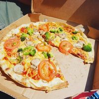 Vegane Pizza at Domino's Pizza in Speyer