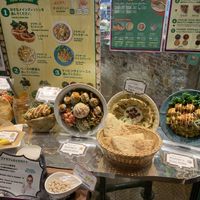 Plastic samples at Falafel Brothers - Shibuya in Tokyo